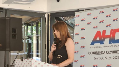 ANDRIJANA NEŠIĆ NA OSNIVAČKOJ SKUPŠTINI ANS: Verujem da ćemo zajednički zaštititi slobodu izražavanja (VIDEO) ANDRIJANA NEŠIĆ NA OSNIVAČKOJ SKUPŠTINI ANS: Verujem da ćemo zajednički zaštititi slobodu izražavanja (VIDEO)