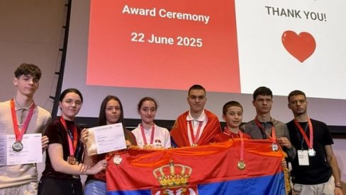 OSAM MEDALJA U SINGAPURU: Veliki usphe naših mladih matematičara na STEMKO olimpijadi OSAM MEDALJA U SINGAPURU: Veliki usphe naših mladih matematičara na STEMKO olimpijadi