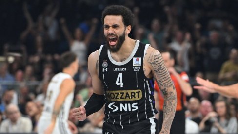 PARTIZAN JE ŠAMPION SRBIJE! Parni valjak na pogon Dvejna Vašingtona savladao Spartak i osvojio titulu!