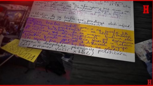 JEZIVE BELEŠKE BLOKADERA: Praviti lažne filmove za odrasle političara, ostaje nam samo državni udar (FOTO)