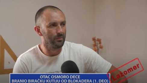 OTAC OSMORO DECE BRANIO BIRAČKU KUTIJU OD BLOKADERA
