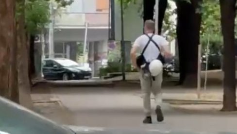 SPREMAJU SE ZA NAPAD NA POLICIJU: Blokaderi pod punom ratnom opremom hodaju kroz Beograd