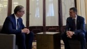 VUČIĆ STIGAO U ŠPANIJU: Predsednik Srbije sastao se sa Sančezom