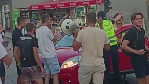 BLOKADERKA PROBALA DA PROBIJE BLOKADU: Za njih ne važe sopstvena pravila (FOTO)