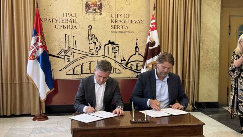 UGOVOR MINISTARSTVA KULTURE I GRADA KRAGUJEVCA Početak obnove Sokolane