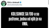BLOKADERI SA FDU PRETE SMRĆU POLICIJI: Teroristi pozivaju na prolivanje srpske krvi