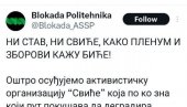 ПЛЕНУМАШИ СЕ ПОДЕЛИЛИ, ПА ОПЛЕЛИ ПО СВОЈИМА: Ударили и на активистичку организацију Свиће ПЛЕНУМАШИ СЕ ПОДЕЛИЛИ, ПА ОПЛЕЛИ ПО СВОЈИМА: Ударили и на активистичку организацију Свиће