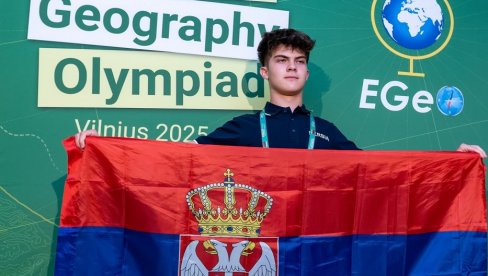 BRONZA NA GEOGRAFSKOJ OLIMPIJADI: Evopski uspeh mladog Kikinđanina Alekse Tomića na takmičenju u Litvaniji