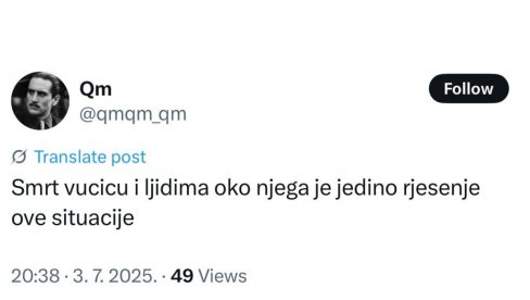NA POZIV BLOKADERA SA FDU NA UBIJANJE POLICAJACA: Nadovezali se njihovi obožavaoci novim pozivima na ubijanje ljudi