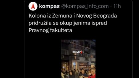 VIŠE IM IN ZEMUN NIJE SRBIJA: Takvu bi Srbiju voleli blokaderi koje podržavaju Gruhonjić i Ješić (FOTO)