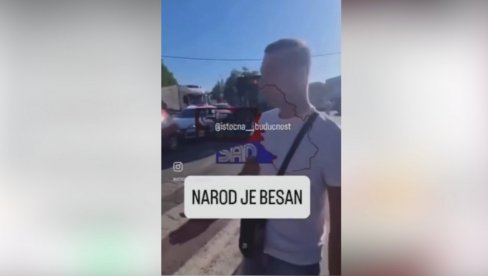 MORAMO NA POSAO, A VI NAS OVDE TERORIŠETE! Pošteni i vredni narod potpuno ogorčen na blokadere teroriste!