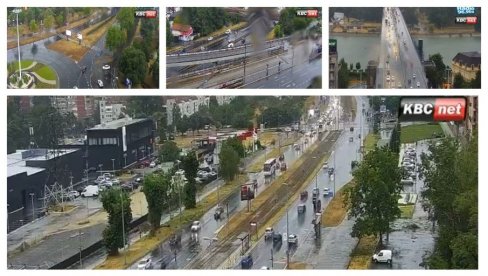 I KROZ GLAVNU U ZEMUNU SAOBRAĆAJ SE NORMALNO ODVIJA: U Beogradu jutros sve saobraćajnice prohodne