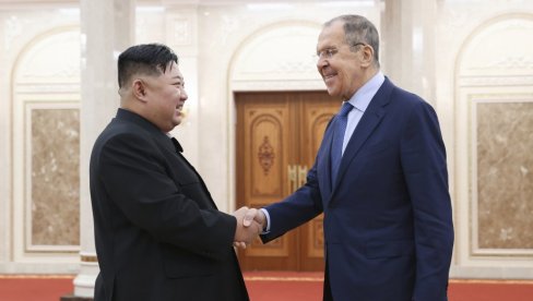 ПОЧИЊЕ ДРУГА РУНДА СТРАТЕШКИХ ДИЈАЛОГА РУСИЈЕ И СЕВЕРНЕ КОРЕЈЕ: Лавров стигао у Вонсан ПОЧИЊЕ ДРУГА РУНДА СТРАТЕШКИХ ДИЈАЛОГА РУСИЈЕ И СЕВЕРНЕ КОРЕЈЕ: Лавров стигао у Вонсан