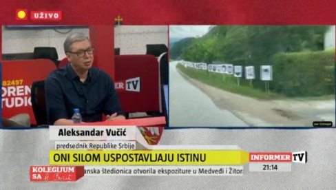 ЗА НАШЕ ЖРТВЕ НИКО НИКАДА НЕЋЕ ДА ЧУЈЕ Вучић: Сваки Србин који неће да погне главу је четник ЗА НАШЕ ЖРТВЕ НИКО НИКАДА НЕЋЕ ДА ЧУЈЕ Вучић: Сваки Србин који неће да погне главу је четник
