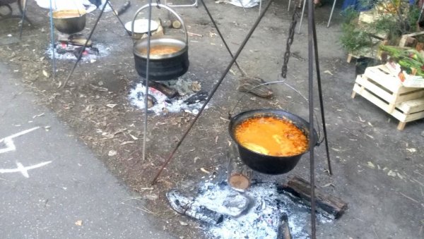 КУЛИНАРСКО ТАКМИЧЕЊЕ У БОСИЛЕГРАДУ: Кувала се рибља чорба КУЛИНАРСКО ТАКМИЧЕЊЕ У БОСИЛЕГРАДУ: Кувала се рибља чорба