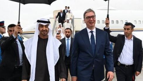 VUČIĆ DOČEKA BIN ZAJEDA: Čovek koji je svoj odnos prema Srbiji i našim građanima na delu pokazao u najtežim vremenima