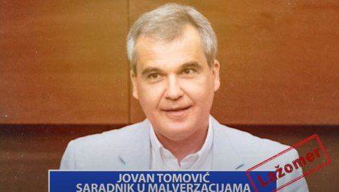 ЈОВАН ТОМОВИЋ - САРАДНИК У МАЛВЕРЗАЦИЈАМА (ВИДЕО) ЈОВАН ТОМОВИЋ - САРАДНИК У МАЛВЕРЗАЦИЈАМА (ВИДЕО)