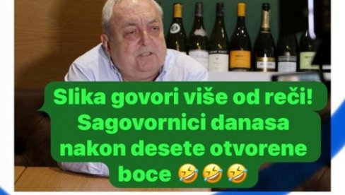 VUJOVIĆ KRITIKUJE, A IZA NJEGA VINA VRHUNSKOG KVALITETA: Ovako oni koji imaju napadaju Vučića i SPC (FOTO)