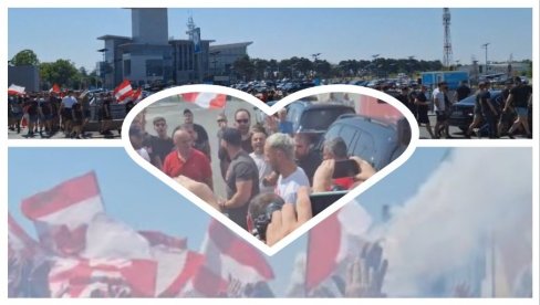 SRBIJA OVO NE PAMTI: Marko Arnautović sleteo u Beograd da potpiše za Zvezdu, a na aerodromu Nikola Tesla... (VIDEO)