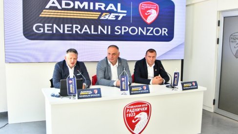 USPEH ZAGARANTOVAN... Bajka nema kraj - AdmiralBet i Radnički nastavljaju put!