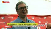 POŽEGOM ODJEKUJE ACO SRBINE: Predsednik poručio -  Srbin je takav da, i kad je ljut, ne da da mu sruše državu