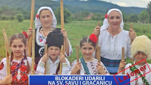 LAŽOMER: Blokaderi udarili na Svetog Savu i Gračanicu (VIDEO)