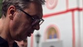 ВУЧИЋ ОБИШАО МАНАСТИР ТУМАНЕ: Следи обилазак радова на Дунавском коридору (ВИДЕО)