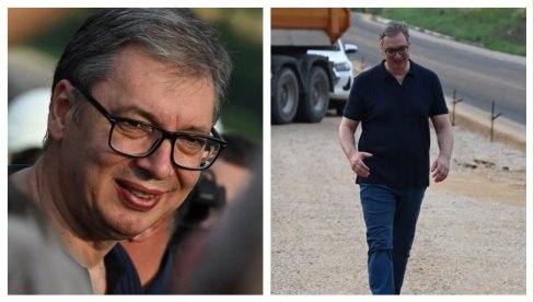 VUČIĆ OBIŠAO RADOVE NA IZGRADNJI DUNAVSKOG KORIDORA: Nismo ovoliko gradili 60 godina, guramo Srbiju napred (VIDEO) VUČIĆ OBIŠAO RADOVE NA IZGRADNJI DUNAVSKOG KORIDORA: Nismo ovoliko gradili 60 godina, guramo Srbiju napred (VIDEO)
