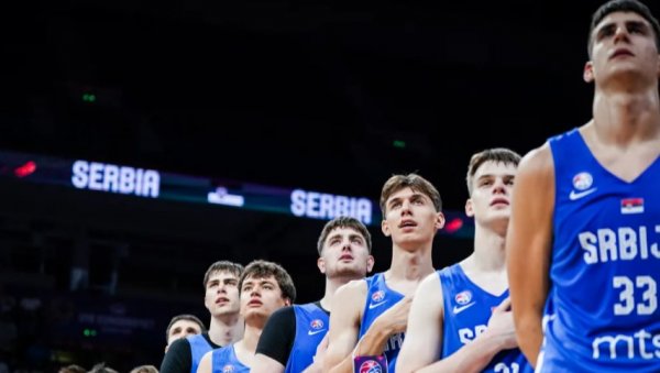 БРАВО ОРИЛИЋИ Кошаркашка репрезентација Србије до 18 година убедљива против Грчке на Евробаскету БРАВО ОРИЛИЋИ Кошаркашка репрезентација Србије до 18 година убедљива против Грчке на Евробаскету