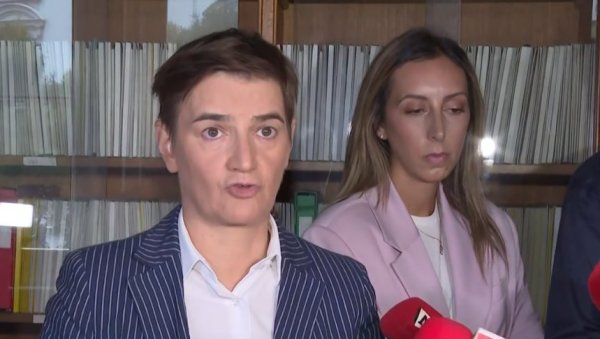 МАРИНИКА НАЈАВЉУЈЕ ОЛУЈУ НА ГОДИШЊИЦУ ПРОТЕРИВАЊА СРБА Брнабић: Последњи чин обојене револуције, иду на све или ништа МАРИНИКА НАЈАВЉУЈЕ ОЛУЈУ НА ГОДИШЊИЦУ ПРОТЕРИВАЊА СРБА Брнабић: Последњи чин обојене револуције, иду на све или ништа