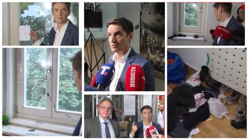 OVO JE PRAVO LICE BLOKADERA Brnabić obišla SKC: Dobro je da ljudi vide kako bi izgledala budućnost Srbije sa njima (VIDEO) OVO JE PRAVO LICE BLOKADERA Brnabić obišla SKC: Dobro je da ljudi vide kako bi izgledala budućnost Srbije sa njima (VIDEO)
