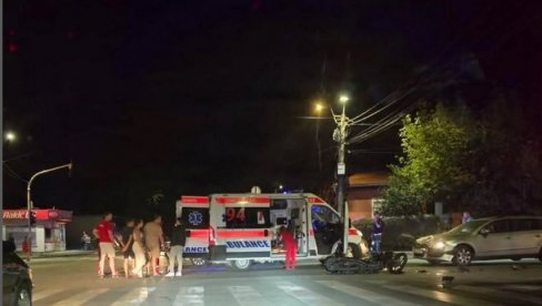МОТОЦИКЛИСТА ПОВРЕЂЕН У САОБРАЋАЈНОЈ НЕЗГОДИ У СМЕДЕРЕВУ: „ Пасатом“ оборио мотоциклисту на Царини