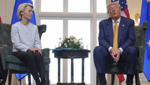 КОЛИКО ЋЕ ЕВРОПУ КОШТАТИ ИСТОРИЈСКИ СПОРАЗУМ СА ТРАМПОМ: Вашингтон трља руке, Брисел се определио за мање зло КОЛИКО ЋЕ ЕВРОПУ КОШТАТИ ИСТОРИЈСКИ СПОРАЗУМ СА ТРАМПОМ: Вашингтон трља руке, Брисел се определио за мање зло