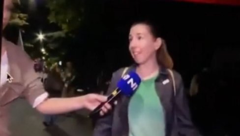 KO JE VLADANA PUTNIK PRICA: Predvodila je blokaderske falange sinoć na Vračaru (VIDEO)