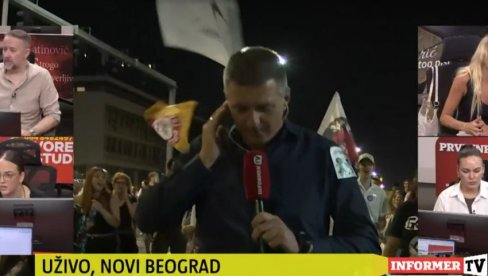 РЕПОРТЕРА ИНФОРМЕРА УДАРИЛИ МОТКОМ: Драматична сцена на Новом Београду (ВИДЕО)