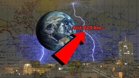 NAJDUŽI BLJESAK MUNJE U ISTORIJI: Čak 829 km - autu bi trebalo 8-9 sati da pređe tu distancu! Naučnici zabrinuti za javnu bezbednost