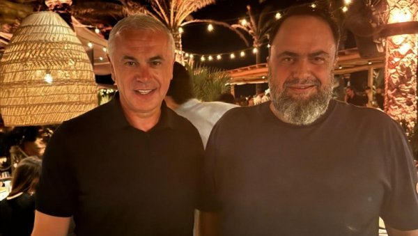 БРАТСТВО И ПРИЈАТЕЉСТВО ЗВЕЗДЕ И ОЛИМПИЈАКОСА: Терзић посебан гост на Маринакисовом рођендану (ФОТО)
