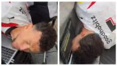 СВИ НА СТАДИОНУ ЗАТЕЧЕНИ: Зашто је чувени Хрват љубио лаптоп новинара усред утакмице? (ВИДЕО)