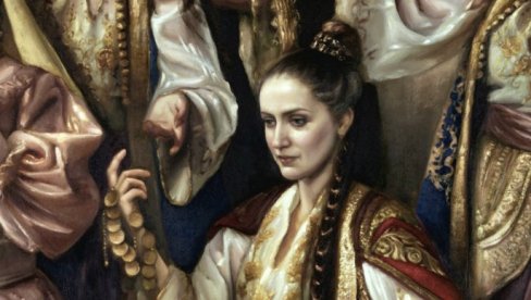 ПОГЛЕД ИСКОСА: Сликарка са кубуром ПОГЛЕД ИСКОСА: Сликарка са кубуром