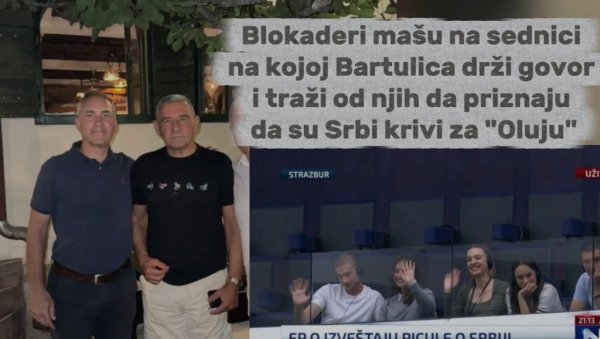 МАШИТЕ МУ И ДАЉЕ: Симпатизер српских блокадера позира са човеком који је убијао и протеривао Србе! (ВИДЕО)