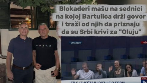 MAŠITE MU I DALJE! Simpatizer srpskih blokadera pozira sa čovekom koji je ubijao i proterivao Srbe! (VIDEO) MAŠITE MU I DALJE! Simpatizer srpskih blokadera pozira sa čovekom koji je ubijao i proterivao Srbe! (VIDEO)