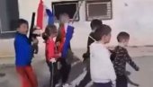 (VIDEO) SKANDAL, USTAŠE OD MALIH NOGU: Deca sa improvizovanim puškama viču Za dom spremni