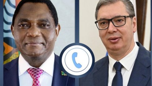 IZRAZILI SMO SPREMNOST ZA UNAPREĐENJE TRGOVINSKE RAZMENE Vučić: Zhvalio sam Zambiji na principijelnom stavu po pitanju nepriznavanja Kosova