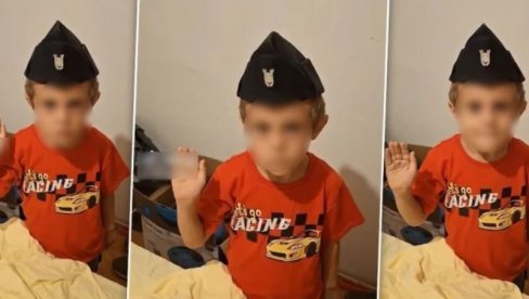 DETE NOSI USTAŠKU KAPU! Skandalozan snimak iz Hrvatske - Uče decu pozdravu kojim se poziva na klanje Srba! (VIDEO) DETE NOSI USTAŠKU KAPU! Skandalozan snimak iz Hrvatske - Uče decu pozdravu kojim se poziva na klanje Srba! (VIDEO)