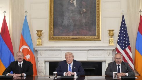 ТРАМПОВ ИСТОРИЈСКИ СПОРАЗУМ У ВАШИНГТОНУ: Азербејџан и Јерменија се одричу територијалних претензија