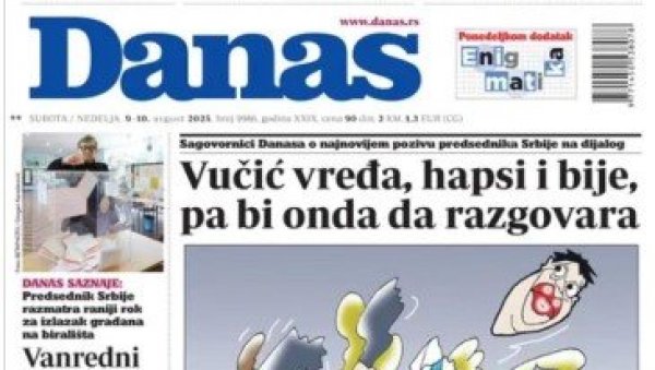 СЕЛАКОВИЋ О СРАМНОЈ КАРИКАТУРИ ЛИСТА ДАНАС: Против таквог контејнерско-револуционарног духа борићу се докле год могу (ФОТО)