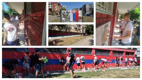 NAROD PROTIV BLOKADERA: Ponovo osvanule trobojke na Limanu i jasna poruka srpskih rodoljuba - Crkva će se graditi! (FOTO/VIDEO)
