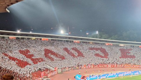 SPEKTAKL NA MARAKANI: Koreografija delija pred meč Zvezda - Leh