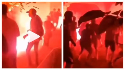 БЛОКАДЕРИ ПОКУШАЛИ ДА СПАЛЕ ЖИВЕ ЉУДЕ: Запалили просторије СНС у Новом Саду, а онда моткама кренули на народ
