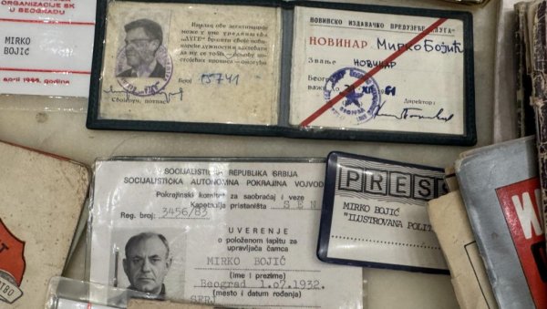 ЛЕГАТ МИРКА БОЈИЋА: Удружењу Адлигат поклоњени предмети и документација познатог публицисте и путописца
